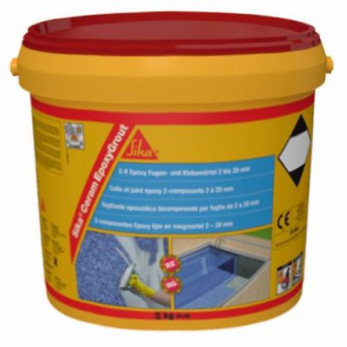 SikaCeram EpoxyGrout (AB) pearl  2 KG Cubo